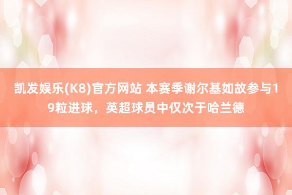 凯发娱乐(K8)官方网站 本赛季谢尔基如故参与19粒进球，英超球员中仅次于哈兰德